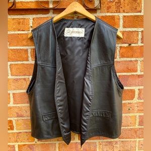 Deerskin genuine leather vest womens unknown size